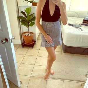 🌵Gingham shein skirt